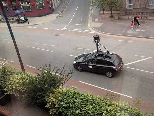Coche de Google Street View en Bristol