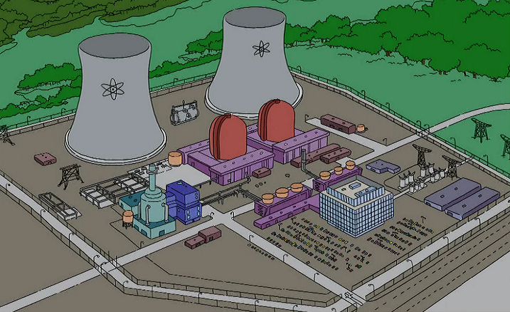 La central nuclear más famosa del mundo, Springfield, EE.UU.