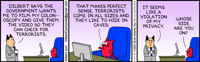 Dilbert sobre PRISM