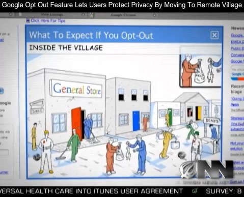 Google Opt-out Village