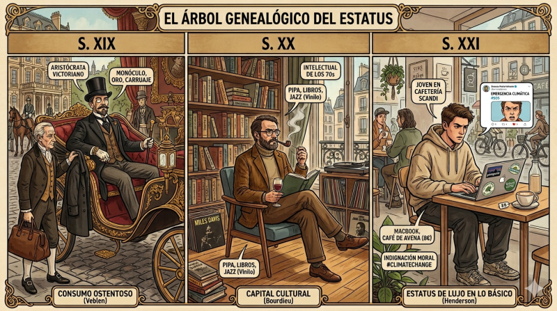 Árbol genealógico del estatus inmaterial