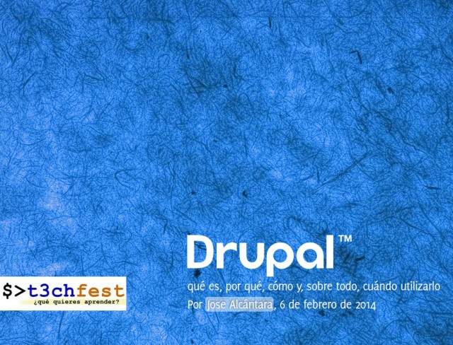 Conferencia sobre Drupal
