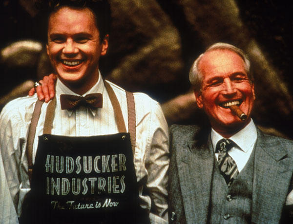 Paul Newman y Tim Robbins en El gran salto de Joel Cohen Paul Newman y Tim Robbins en El gran salto de Joel Cohen