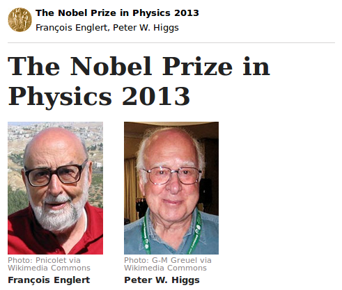 Englert Higgs Nobel