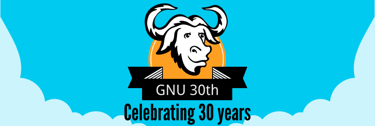 GNU 30º aniversario