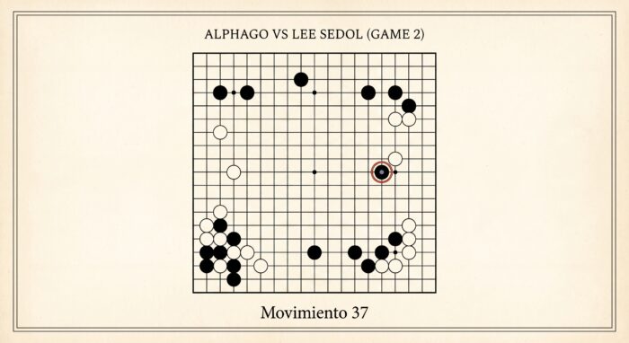 AlphaGo vs Lee Sedol (Marzo 2016), Partida 2, Movimiento 37
