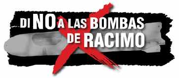 No a las bombas de racimo