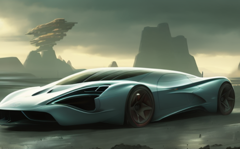 Super futuristic car