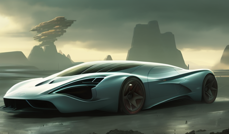 Super futuristic car