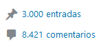 Tres mil posts